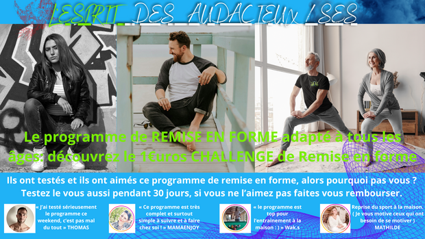 Le 1€ Challenge de REMISE EN FORME