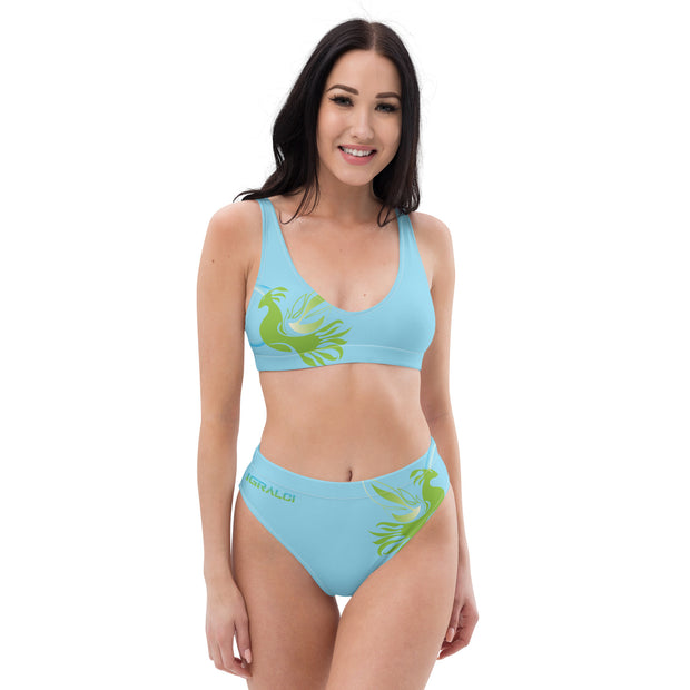 Haut de maillot de bain éco-responsable rembourré ciel bleu ORGANIC