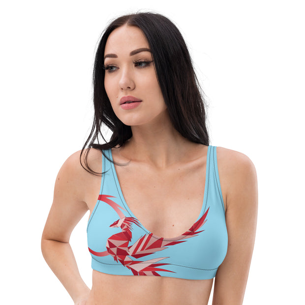 Haut de maillot de bain éco-responsable rembourré REFLECTING STYLE