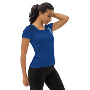 T-shirt de sport pour femmes bleu ERELIS