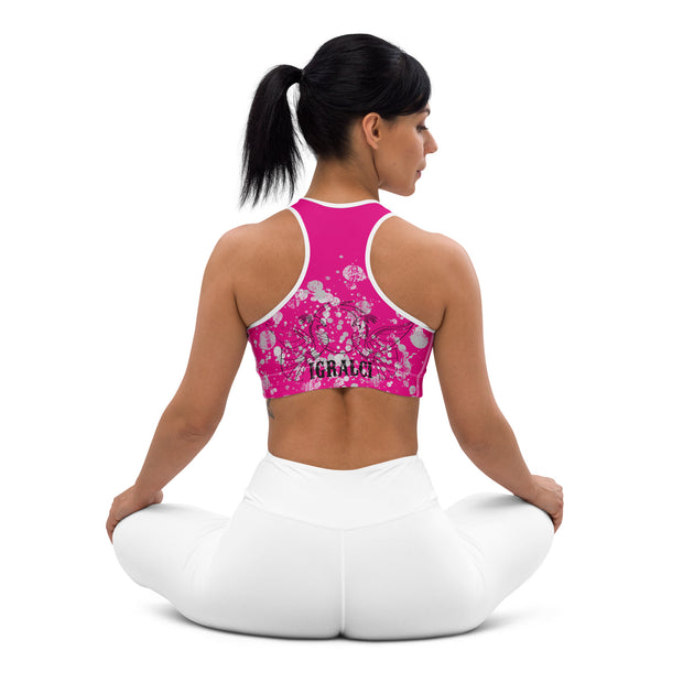 Brassière de Sport Fuschia TAONE