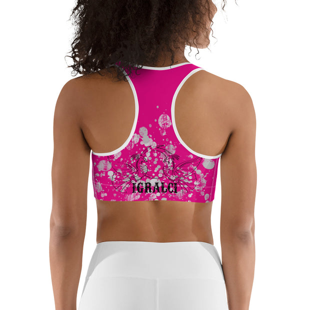 Brassière de Sport Fuschia TAONE