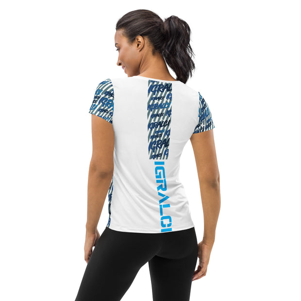 T-shirt de sport pour femmes blanc KARTAL