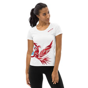 T-shirt de sport blanc pour femmes REFLECTING STYLE