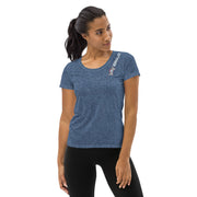 T-shirt de sport bleu pour femmes SANYI