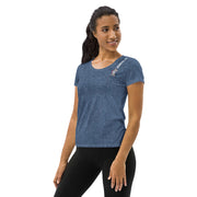 T-shirt de sport bleu pour femmes SANYI