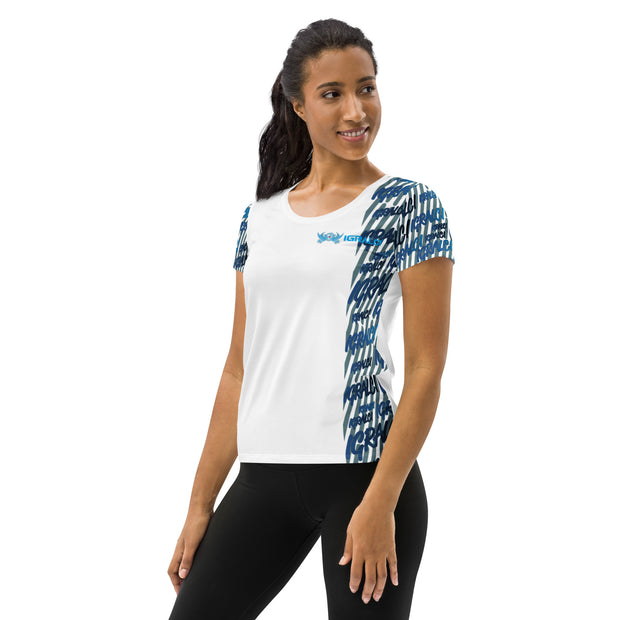 T-shirt de sport pour femmes blanc KARTAL