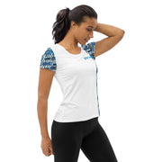 T-shirt de sport pour femmes blanc KARTAL