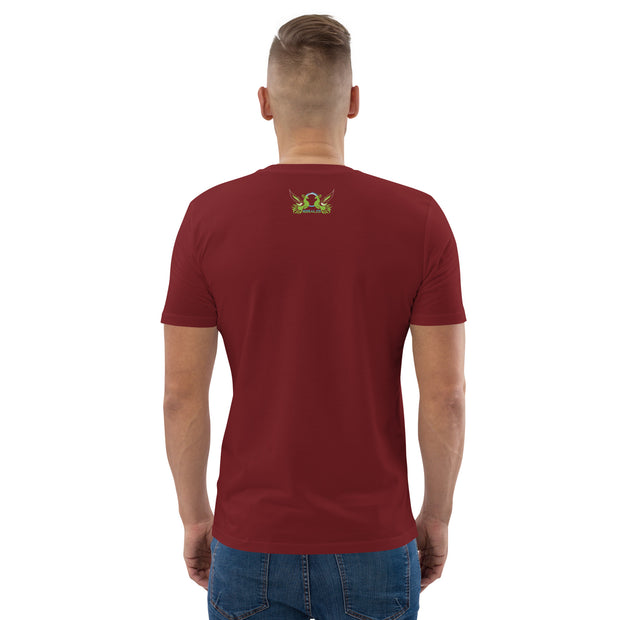 T-shirt en coton biologique Bordeau ORGANIC