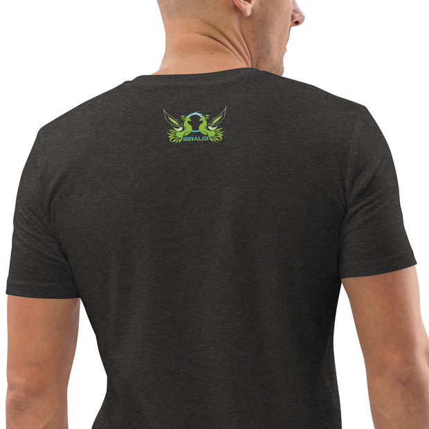 T-shirt en coton biologique Gris chiné ORGANIC