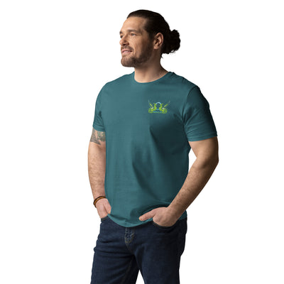 T-shirt en coton biologique Vert d'eau ORGANIC